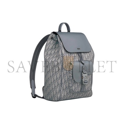 DIOR OBLIQUE GRAINED NUFF LEATHER BACKPACK 1ADBA200YKS_H12E (40*26.5*15cm)